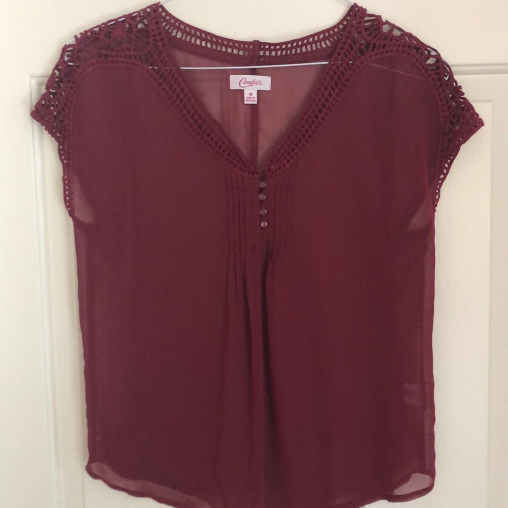 Maroon blouse